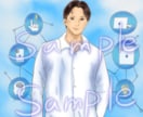 商用利用◎、修正無制限♪各種アイコンなどを描きます お写真からの似顔絵風も◎ヘッダーも一緒なら更にお得なOPも♪ イメージ1