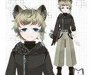 商用利用可！Live2Dパーツ分けイラスト描きます 納品後のモデリングまでしっかりサポート！ イメージ5