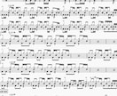 ドラム楽譜、打ち込み音源制作します レベルに合わせての制作もお任せください イメージ1