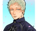 貴方だけのアイコン・ヘッダー描きます 少年少女からおじさんまで幅広く対応可能！ イメージ3
