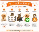 写真を加工【うちの子】LINEスタンプ作成します ワンちゃん　猫ちゃん　鳥さんほか　簡単LINEスタンプ作成 イメージ3