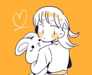 最短納品即日✎シンプルな女の子のアイコン描きます シンプルなのにかわいい♡貴方だけのアイコンを描きます！ イメージ2
