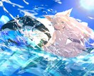 和風ケモミミ少女、描きます 自分だけの壁紙・アイコンが欲しい方へ イメージ10