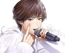 一枚絵や立ち絵など、イラストお描きします 若い男性、若い女性、お任せください！ イメージ3