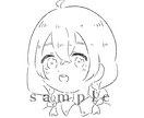 商用利用可能！完成品のイラスト販売します シンプルな女の子のイラストです。 イメージ1