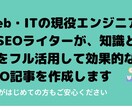 SEO専門ライターがSEO記事を作成します 記事の内容なんでも対応致します！ イメージ2