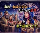 家族・血縁の宿命・親からの影響・因縁カルマを観ます 自身の人生を歩むために家族・血縁関係をホロスコープで読み解く イメージ1