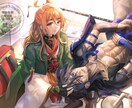 魅力的な一枚絵を制作致します ダイナミックな構図が得意♪商用利用可オプションも！ イメージ2