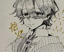 アナログで描く！！ダークで綺麗な独特な絵を描きます 貴方のご要望に応えて色紙に絵を描きます イメージ9