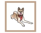 写真からゆるっとかわいいペット似顔絵を描きます 大切な"うちの子"をゆるっとかわいいイラストでお届けします！ イメージ2