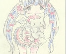 女の子のイラスト描きます 可愛い系のイラストを中心に描きます。 イメージ2