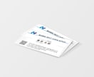キレイな名刺をデザインします　修正も承ります スタイリッシュなショップカードもお任せください。 イメージ5