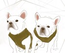オシャレで '海外風' 似顔絵イラストを描きます / 少しラフ感のあるLA顔、スタイルにして欲しい方に。 イメージ3
