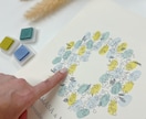 名前・記念日入りのウェディングツリーを制作します デザイン名【ナチュラルリース】A4｜A3で配送可能です イメージ10