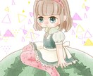 アイコン、イラスト描きます ゆる可愛い女の子のアイコンなどいかがですか？ イメージ1