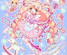 ポップでファンシーな可愛いイラスト描きます MV、歌ってみた、アイドルグッズ、CDジャケなどに！ イメージ7