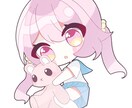 商用◎ふわふわ可愛いイラストを描ます SNSアイコン、YouTubeサムネ等使用可能♪ イメージ1