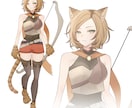立ち絵、キャラクターデザインの作成をいたします Vtuber、立ち絵、IRIAM、ゲーム用などに使えます！ イメージ5