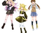 かわいい女の子の立ち絵作成します 商用利用料金込み！印刷・配信◎ イメージ3