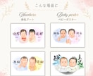 書家と描く世界に一つの似顔絵アートをお届けします 書道家谷口峰仙先生と描く世界に一つの似顔絵アート イメージ2