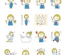 ゆるいイラスト描きます シンプルでかわいい癒し系イラスト イメージ10