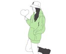ゆるーい似顔絵制作します 結婚式や誕生日、プレゼントなど。アイコンなど イメージ4