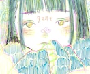 ラフな線画を描きます 自分や恋人、推しや家族の似顔絵、オリキャラデザインなど イメージ9