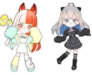 ミニキャラを描きます‼️ます 2〜4等身くらいまでの幅で描きます‼️ イメージ2