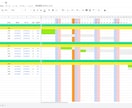 自動で色分け！おしゃれなガントチャートあります 仕事や引越し、結婚式のタスク管理に！ イメージ5