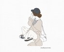 最短即日納品！ゆるくて可愛い線画を描きます ゆるくて可愛い線画で世界に1枚のアートをお描きします。 イメージ7