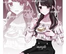 1枚絵、キラキラ可愛いなイラストを制作ます イラスト(歌ってみた/夢絵/オリキャラ等)お任せください! イメージ3