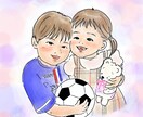 期間限定価格✧︎ゆるふわ似顔絵描いてます 記念日や行事に♡ほんわか似顔絵＆おしゃれ線画を限定価格で⭐︎ イメージ1