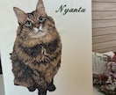 ペットの写真から刺繍ファブリックボードお作りします お写真から作るオーダーメイドうちの子刺繍ファブリックボード イメージ5