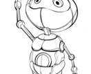 ご要望に合わせて対応させていただきます リアルな絵柄からラフなものまで描くことができます。 イメージ3