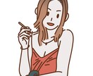 写真からins風似顔絵とシールを描きます SNS、シールにもぴったりおしゃれで可愛いイラスト イメージ2