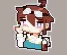 可愛いドット絵を描きます あなたのオリジナルキャラクターやイメージをピクセルアートに！ イメージ7