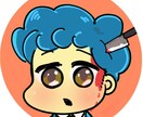 もちホッペでポップな色！個性的なアイコン作成します SNSを可愛い個性的なアイコンで楽しみませんか？ イメージ6
