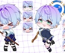 可愛くて見やすいミニキャライラストを制作します キラキラで可愛らしいSDイラストです！ イメージ1