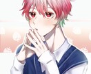 かわいい雰囲気のアイコン/イラストお描きします SNSアイコン、歌ってみた動画、キャス画などにどうぞ＊ イメージ3