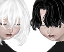 SNS･配信用キャラクターイラスト制作します 儚く、中性的なイラストをアイコンや1枚絵にしてお届けします イメージ4