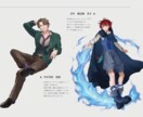 幅広いキャラクターの立ち絵を制作します 厚塗りで、キャラクターの魅力を丁寧に描きます。 イメージ5