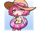 可愛いミニキャライラスト描きます 商用利用可！グッズ/配信用/SNS用などに！ イメージ5