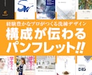 広告会社のプロデザイナーがパンフレットを制作します 二つ折り・三つ折り・蛇腹折りなど自由対応可。印刷納品もOK! イメージ1