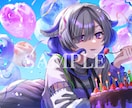アイコン、サムネイルなど人物イラスト制作します アイコン、サムネイル、MVイラスト、立ち絵等 イメージ9