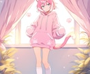 VTuber立ち絵 3パターンから選べます すぐ使える3スタイル。透過PNGで即配信投入OK。 イメージ2