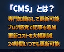 CMS搭載！運用しやすいWebサイト制作します 今風のデザインで集客を最大化！CMS付で納品後の更新も簡単！ イメージ3