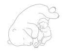 ほんわかした生活感のある人物を描きます シンプルでかわいらしい子供の絵が得意です！ イメージ7