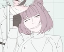 リアル、アニメチックのイラストを描きます 暗く淡いがどこか明るい雰囲気があります イメージ3