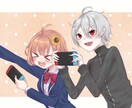 1枚絵を描きます オリジナルキャラクターの1枚絵を描いて欲しい方に イメージ2