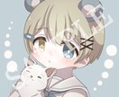 デフォルメキャラクターアイコンを描きます 胸から上のバストアップのデフォルメイラストになります。 イメージ2